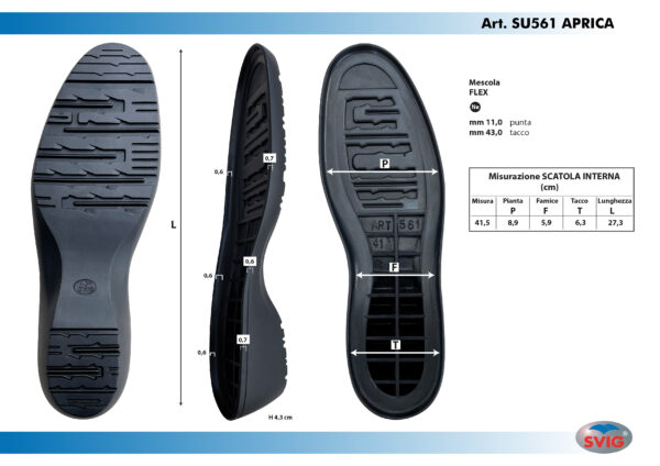 Suola SU561 APRICA - immagine 2